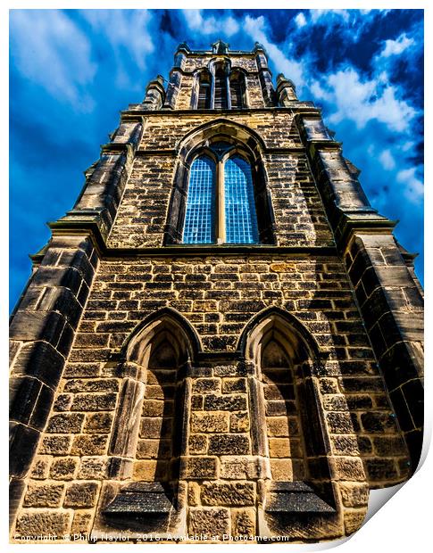 Gothic Tower............ Print by Naylor's Photography