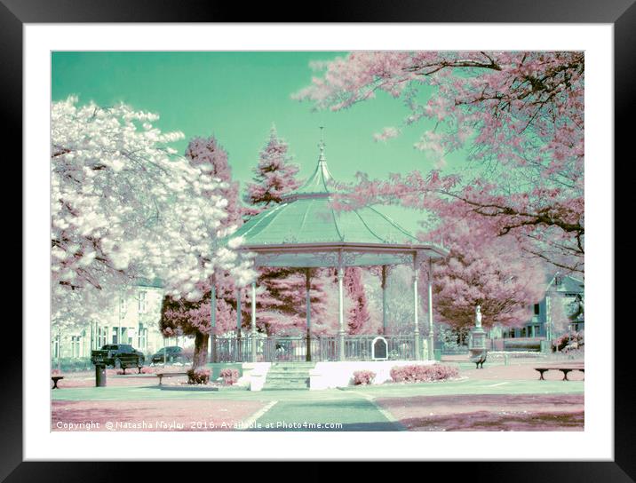 Burngreen Park, Infrared Framed Mounted Print by Natasha Naylor