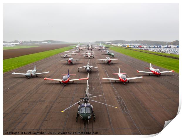 Bruntingthorpe aircraft Print by Keith Campbell
