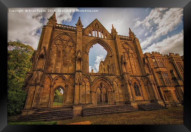 Newstead Abbey Framed Print by Brian Fagan