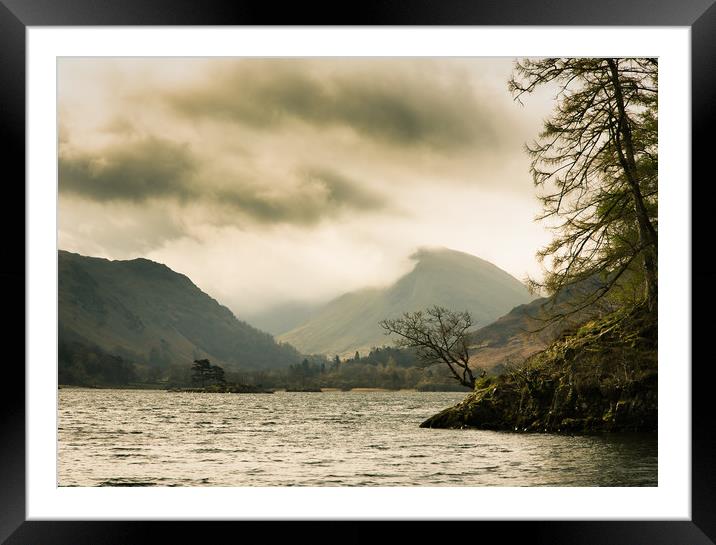 Ullswater, Lake district. Framed Mounted Print by Mark Bowman