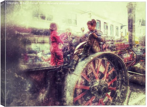 The Steam Powered Legacy Canvas Print by Beryl Curran