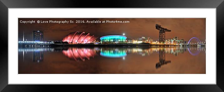 Clyde Reflection Framed Mounted Print by Jack Byers