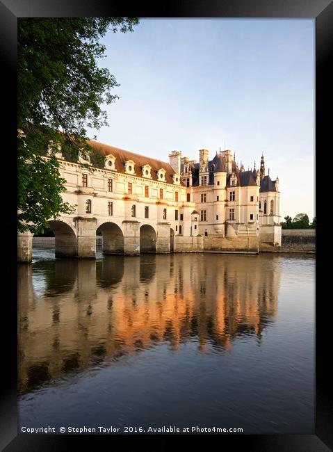 Chateau de Chenonceau Framed Print by Stephen Taylor