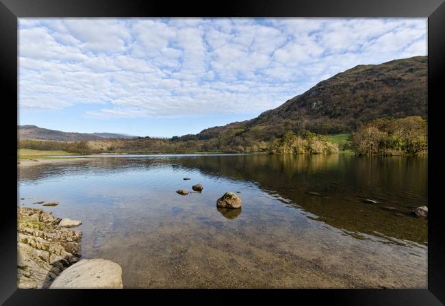Rydal Water Spring Time Framed Print by John Hare