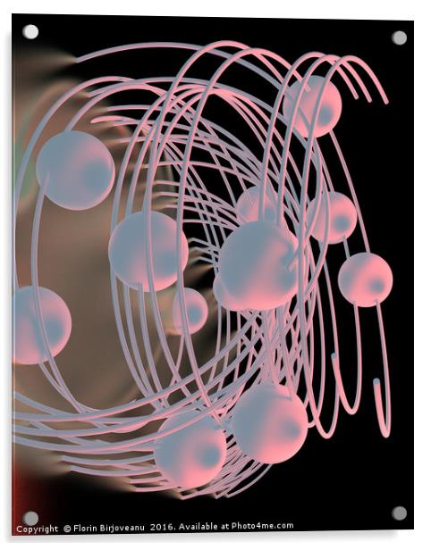 Spherule Multiplication² Acrylic by Florin Birjoveanu
