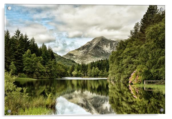 Glencoe Lochan Acrylic by jim wilson