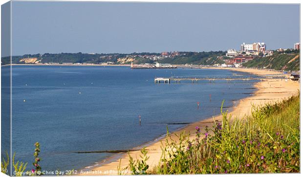 Poole Bay - June 2010 Canvas Print by Chris Day