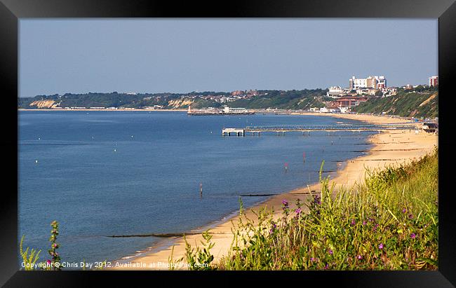 Poole Bay - June 2010 Framed Print by Chris Day