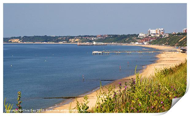 Poole Bay - June 2010 Print by Chris Day