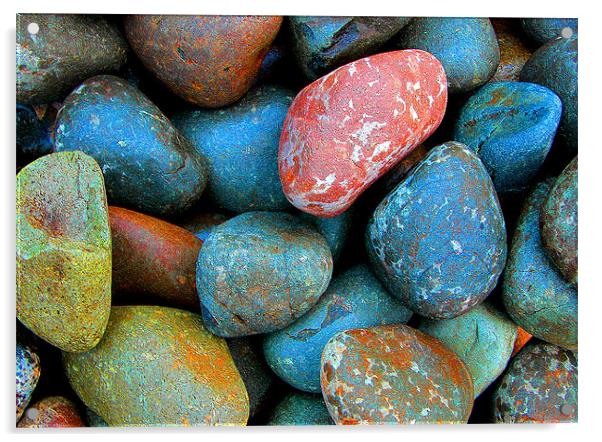 RAINBOW STONES Acrylic by Ray Bacon LRPS CPAGB