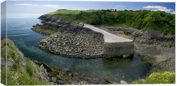 Stackpole Quay Canvas Print by Mark Robson