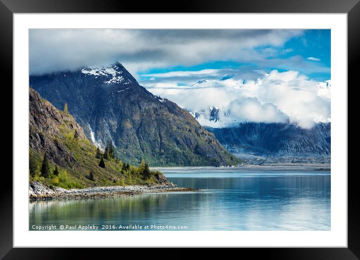 Alaskan Misty Beauty Framed Mounted Print by Paul Appleby