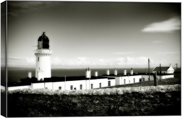 Lighthouse, Walled View Canvas Print by Reg Atkinson