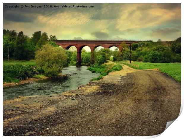 Seven arches bury Print by Derrick Fox Lomax