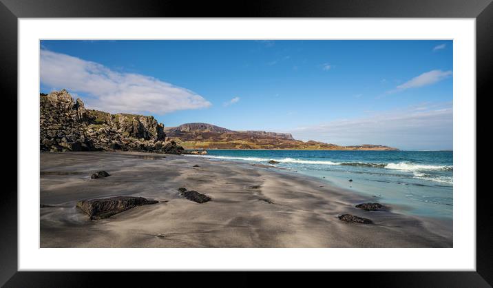 Staffin Bay Framed Mounted Print by Mike Stephen