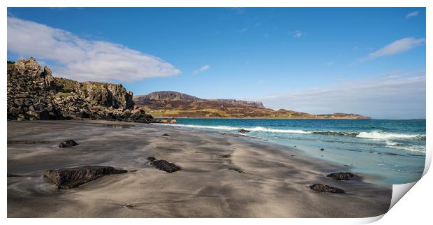 Staffin Bay Print by Mike Stephen