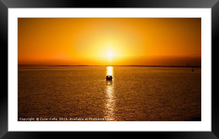 A Perfect Shot Framed Mounted Print by Zuzer Cofie