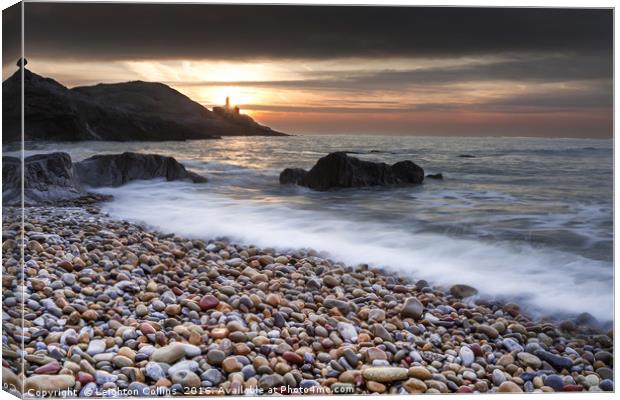 Bracelet Bay, Gower Canvas Print by Leighton Collins