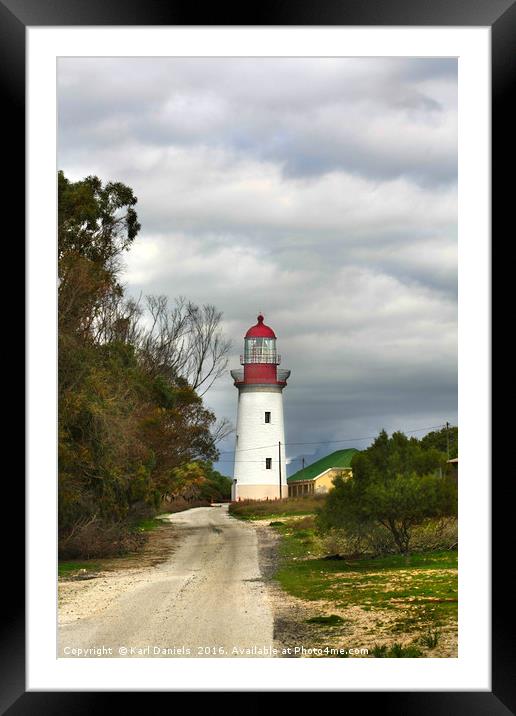 Robben Island Lighthouse Framed Mounted Print by Karl Daniels