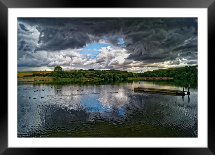 Storm Clouds over Ulley                  Framed Mounted Print by Darren Galpin