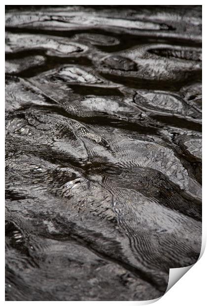 Water detail. Print by Mark Bowman