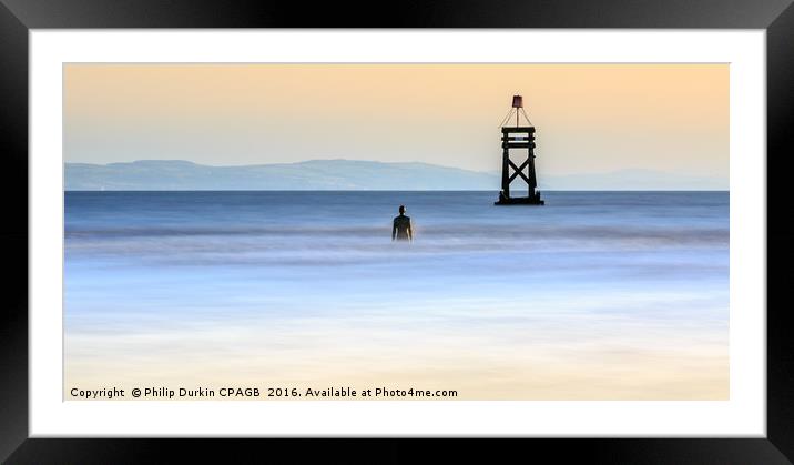 Lost At Sea Framed Mounted Print by Phil Durkin DPAGB BPE4