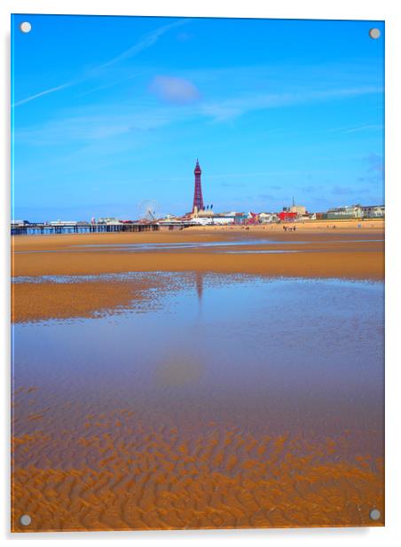 Blackpool Acrylic by Victor Burnside