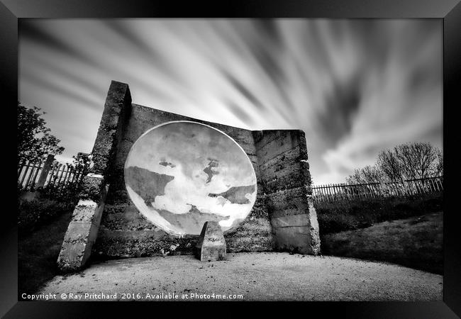Fulwell Sound Mirror Framed Print by Ray Pritchard