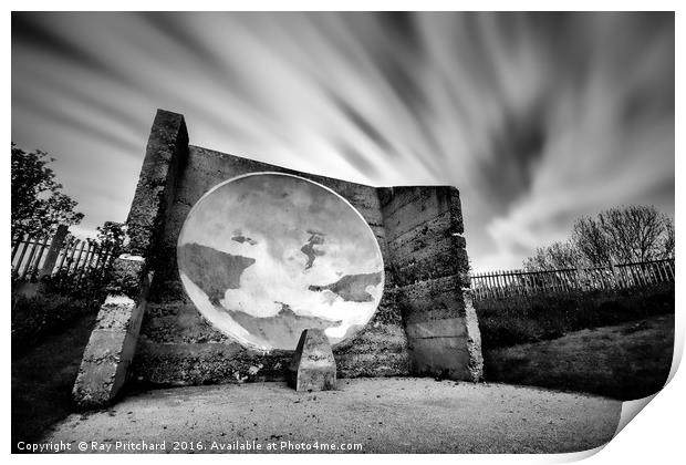Fulwell Sound Mirror Print by Ray Pritchard