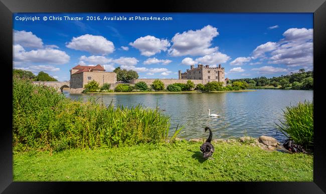 Leeds Castle Kent Framed Print by Chris Thaxter