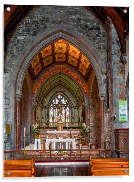 Holy Trinity Abbey, Adare, Ireland Acrylic by Mark Llewellyn
