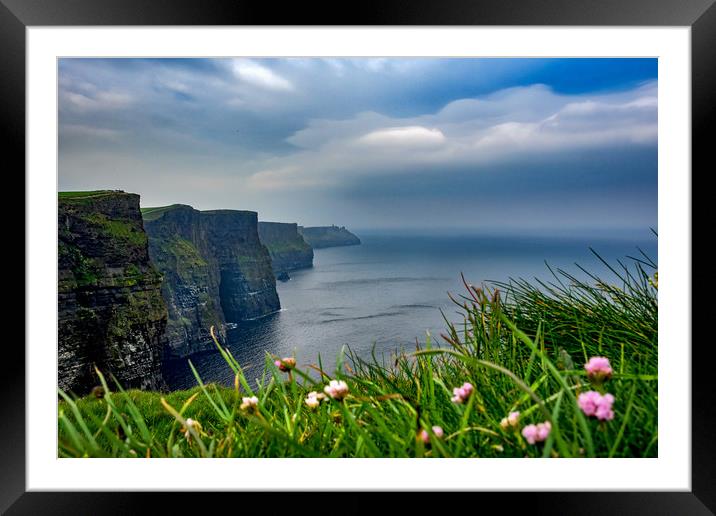 Cliffs of Moher, Ireland Framed Mounted Print by Mark Llewellyn