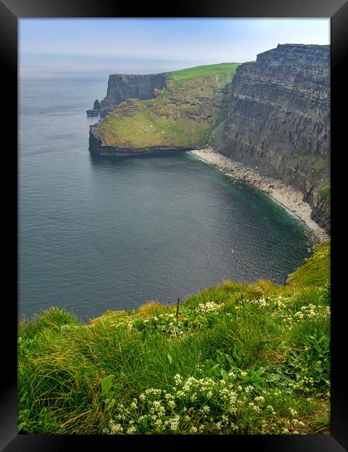 Cliffs of Moher, Ireland Framed Print by Mark Llewellyn