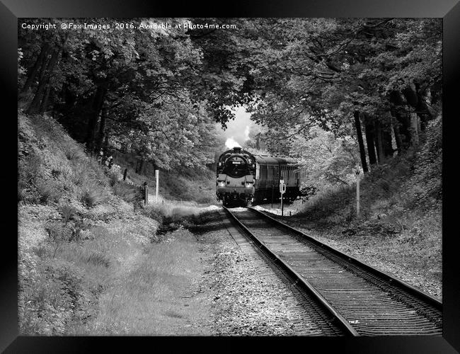 Locomotive 80080 Framed Print by Derrick Fox Lomax