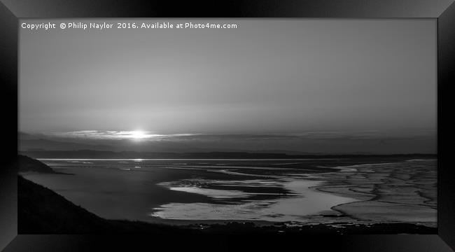  Beautiful Bamburgh Black and White at Sunset Framed Print by Naylor's Photography