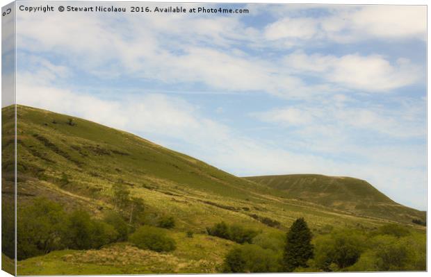 The Brecon Beacons National Park Canvas Print by Stewart Nicolaou