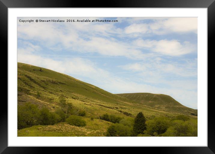 The Brecon Beacons National Park Framed Mounted Print by Stewart Nicolaou