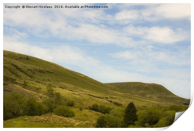 The Brecon Beacons National Park Print by Stewart Nicolaou