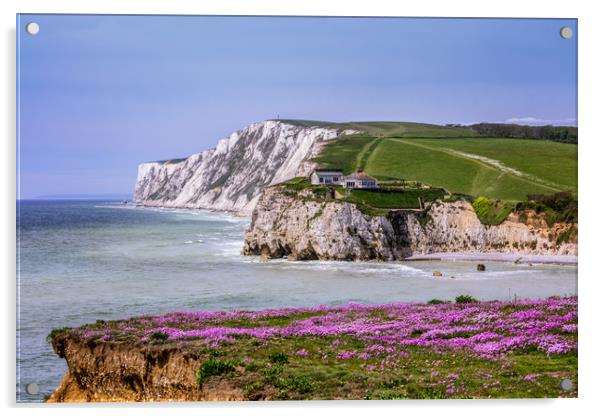 Fort Redoubt  Acrylic by Wight Landscapes