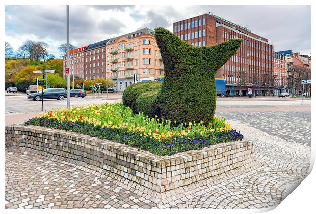 Helsingborg Hedge Slug. Print by Antony McAulay