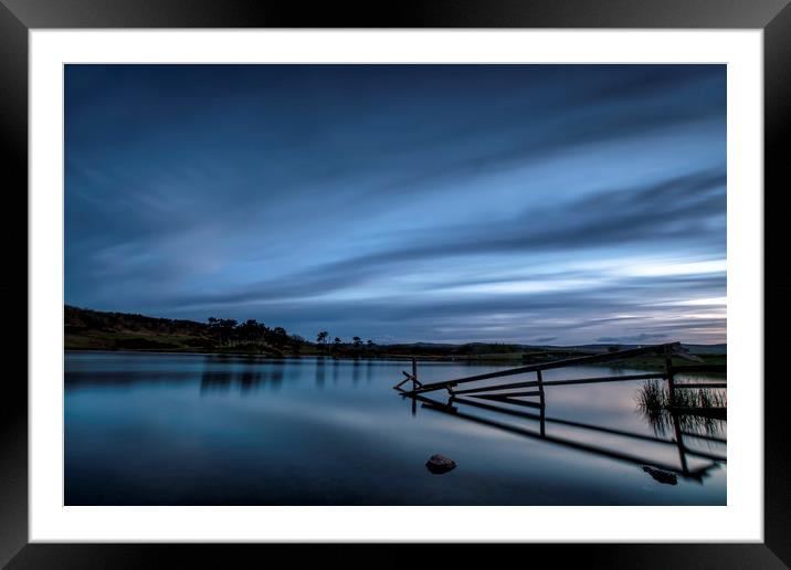 Blue Hour Framed Mounted Print by Sam Smith