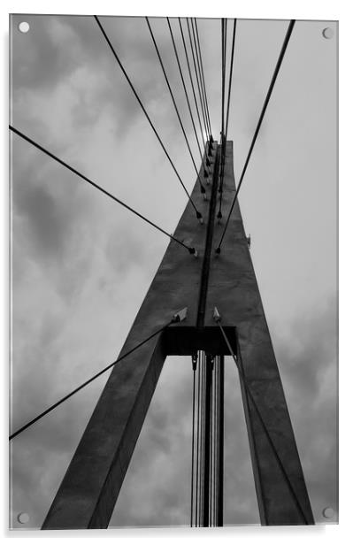 The Bridge Acrylic by David Martin