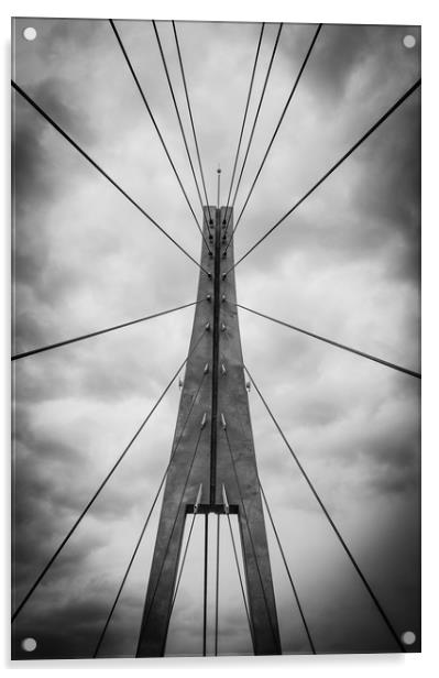 The Bridge Acrylic by David Martin