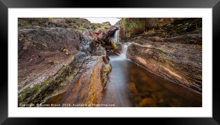 Ben Lawers Creek Framed Mounted Print by Buster Brown
