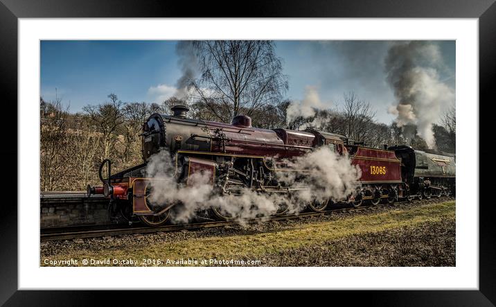 13065 at Summerseat Framed Mounted Print by David Oxtaby  ARPS
