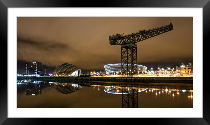 SECC & SSE Hydro Glasgow  Framed Mounted Print by Buster Brown