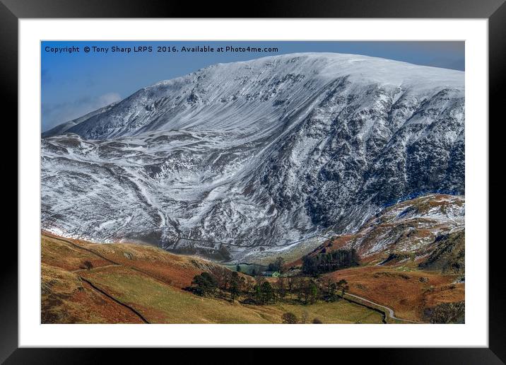 St Johns in the Vale, Cumbria Framed Mounted Print by Tony Sharp LRPS CPAGB