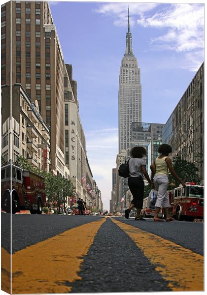 Empire State of Mind I Canvas Print by Tom Hall