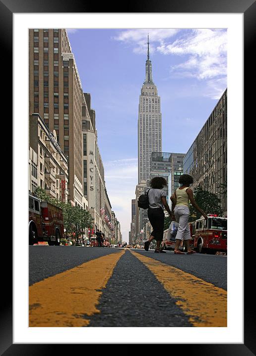 Empire State of Mind I Framed Mounted Print by Tom Hall
